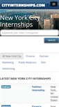 Mobile Screenshot of cityinternships.com